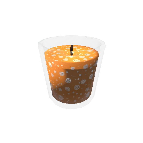 RMH Candle Orange Lit